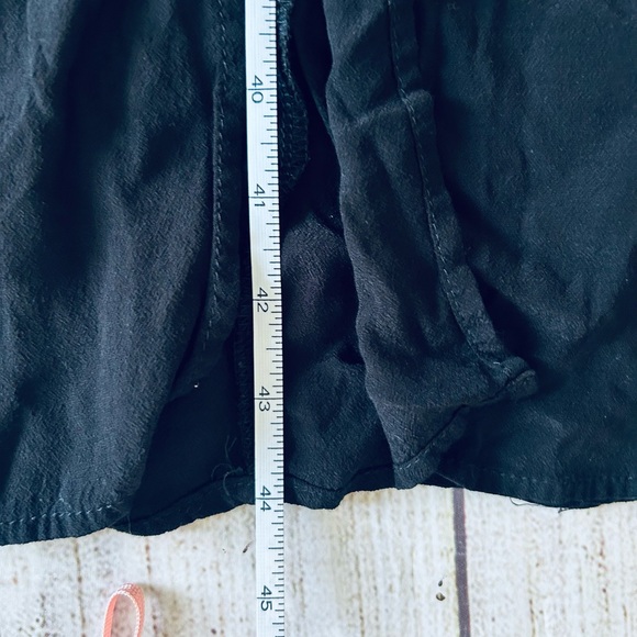 Wild Honey Black Square Neck Open Tie Smocked Back Sleeveless Maxi Dress Size M - Picture 15 of 15